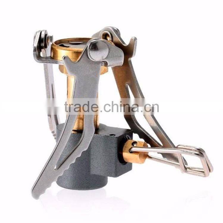 super light weight Mini Portable Collapsible Ultralight Canister Outdoor Camp Stove Instant Campfire Smallest Stove