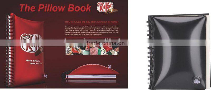 spiral notebook /pillow notebook