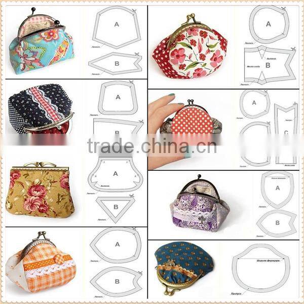 8.5cm High Quality Flower Head DIY Clutch Purse Frame Metal Coin Purse Frame