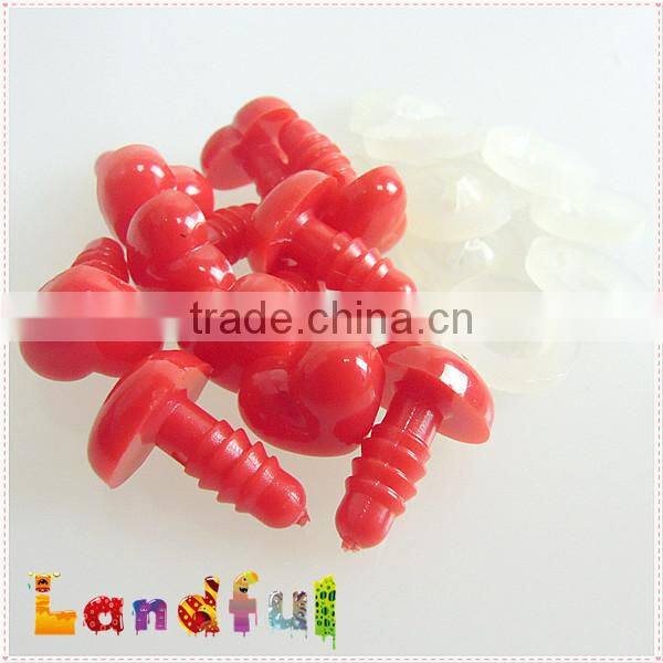 Plastic Red Safety Heart Nose for Stuffed Bear Crochet Dolls