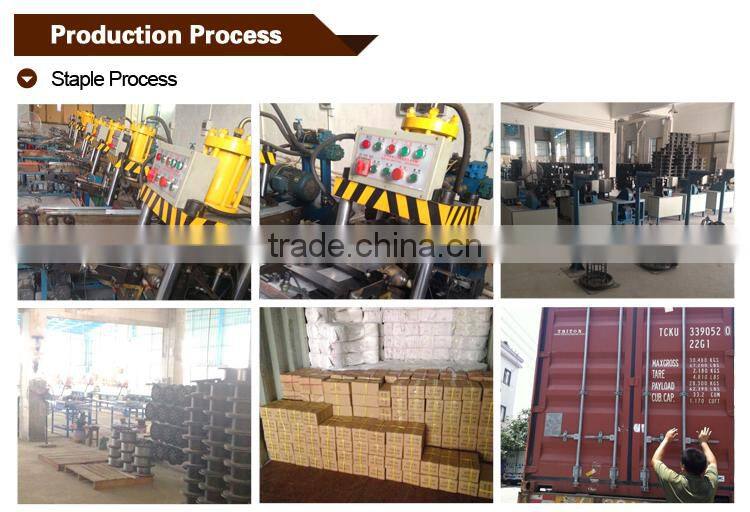 2016 high quality silver color office galvanized standard staples