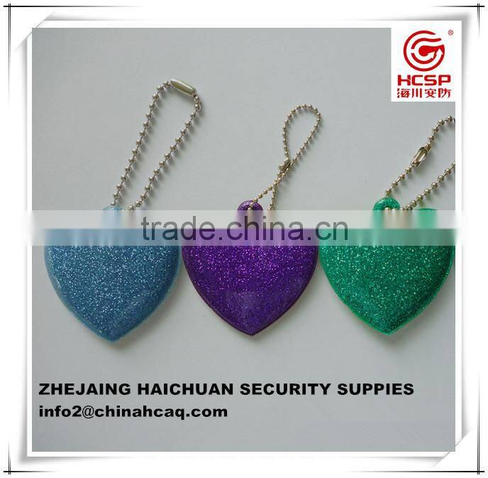 Fashion Reflective heart-shaped ornament