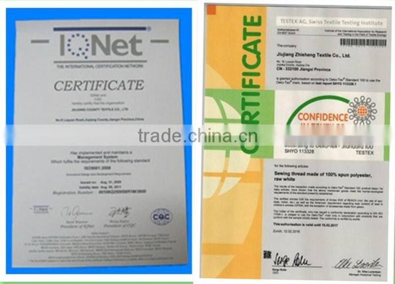 40/2 100% spun polyester raw yarn for sewing thread in China