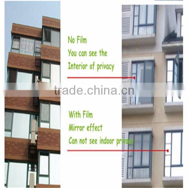 Gold silver commercial architecture window film solar control with best supply