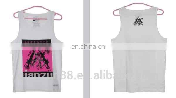 Wholesale Plain 95% Cotton 5% Spandex Tank Top