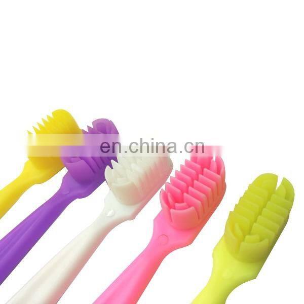 Natural Bristle Kids And Child silicone Toothbrush for children