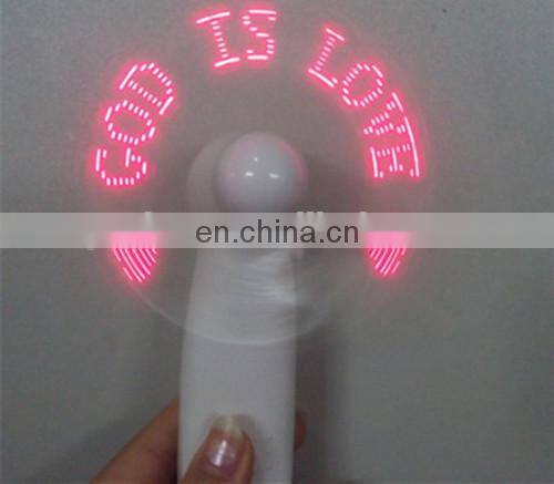 LED message fan, LED fan, hand fan for christmas decorations