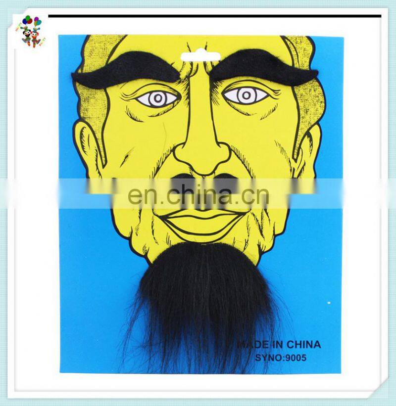 Halloween Party Stylish Funny Black Fake Moustache and Eyebrow HPC-0387