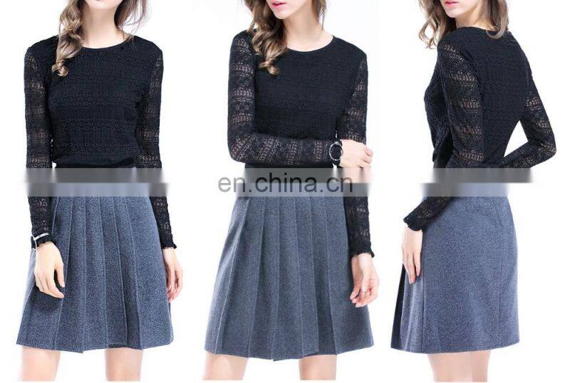 New Fashion A-Line Skirts, Grey Pencil Skirts, Pleated Skirts