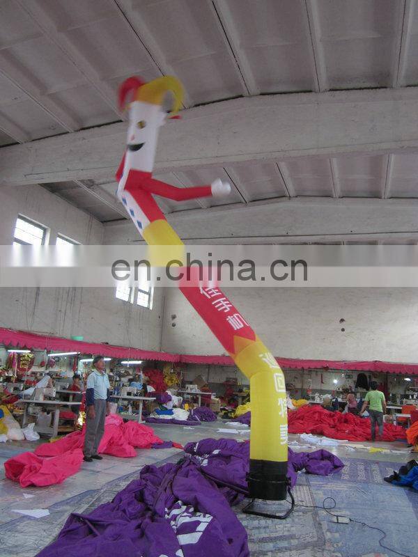 multicolor outdoor & indoor air dancer,advertising inflatable air dancer of clown