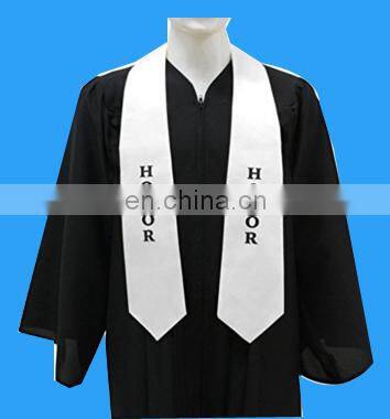 Factory direct sell Graduation Honor Satin Stole
