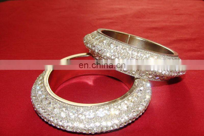 Handmade Indian Lac Stone Crystal bangles
