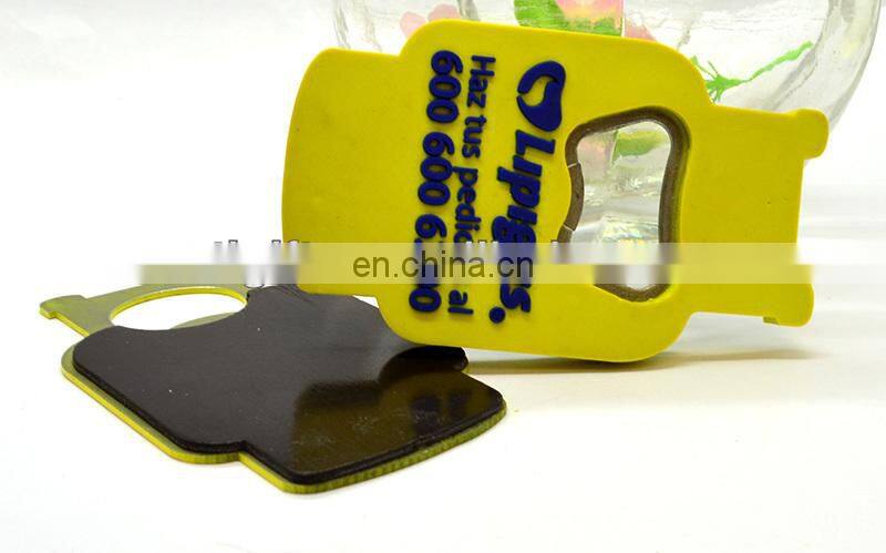 Promotion fridge magnet bottle opener for beer
