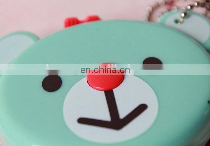 Bear Cartoon Body Measuring Tape Locking Pin and Push-Button Retraction