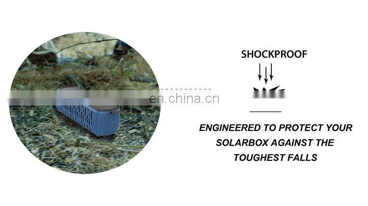 bluetooth speaker waterproof Solar speakers 5200mAh column speaker active Wireless Speaker