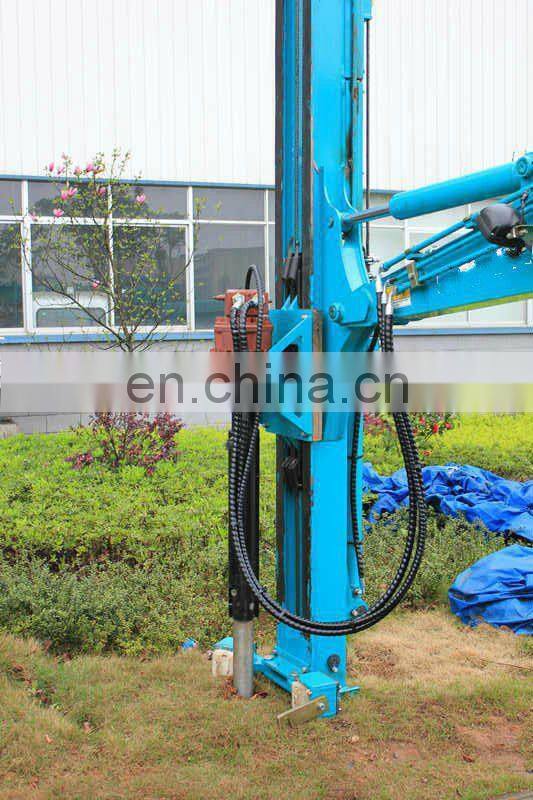 SWDL 150 Spiral ground screw piling machine pile-driver machine / Spiral piling machine