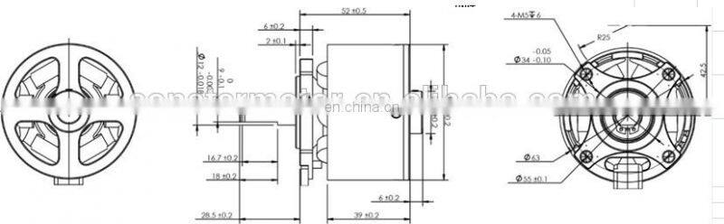 China factory 24v electric garden tools motor 1000W bldc motor for power tools