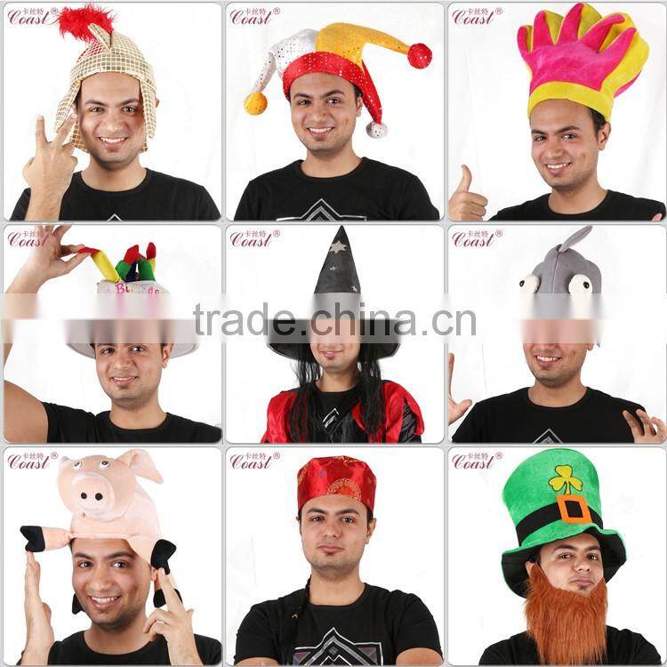 funny cute pink animal pig shaped hats