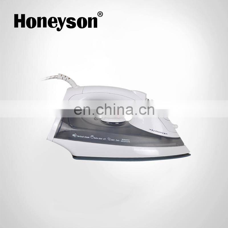 Honeyson 2017 smart new design,anti-drip hotel steam iron parts