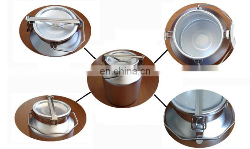 stainless steel aluminum milk can storage tank for milk transport