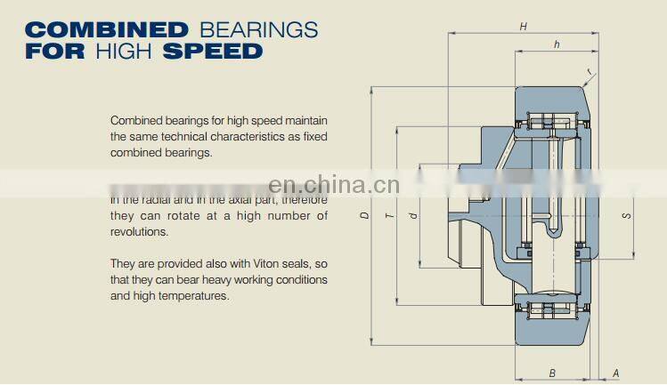 Adjustable combined bearings for high speed 400-0229