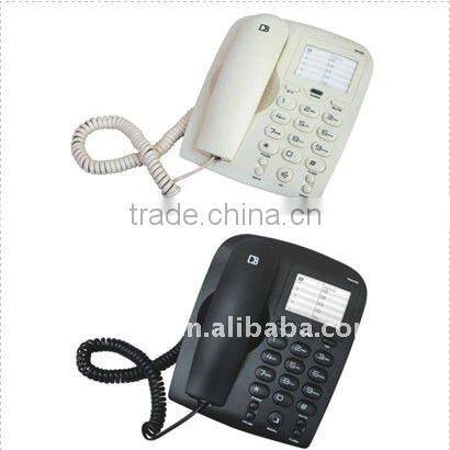 corded basic home telefon with rj11 telephone jack