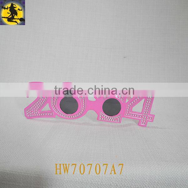 Hot Sale Red Plastic Fashion New Year Sunglasses