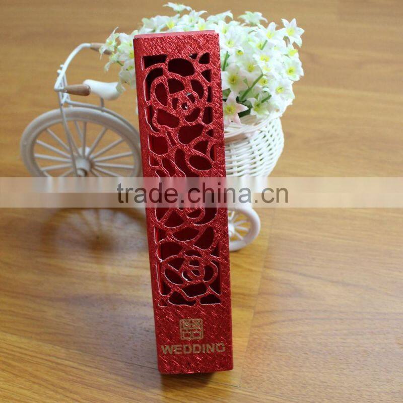 Online Sale Decorative Christmas Cheap Empty Gift Boxes with Pink Knot