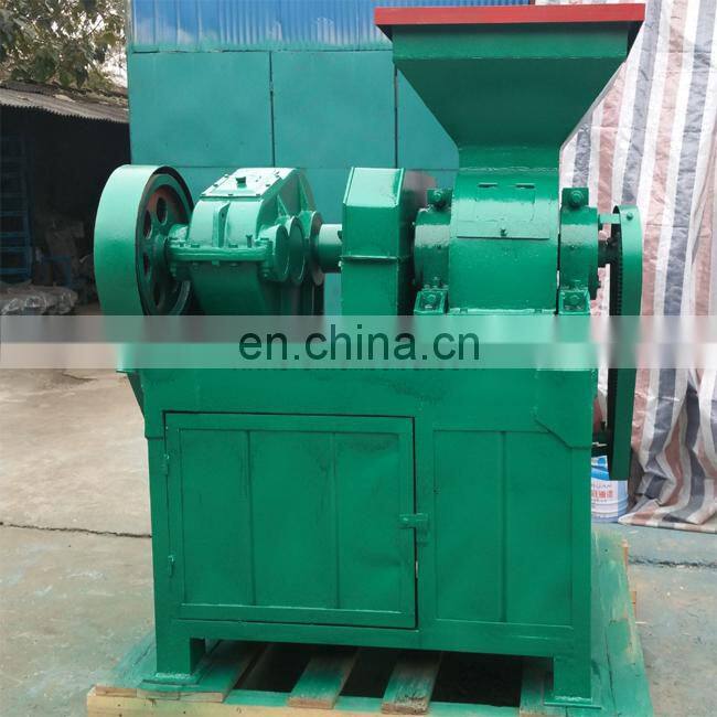 Hydraulic coal and charcoal briquetting machine