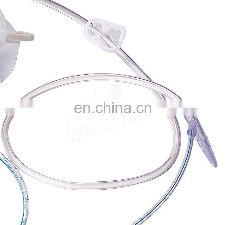 Disposable spring sterile silicone suction 400ml closed wound drainage reservoir system
