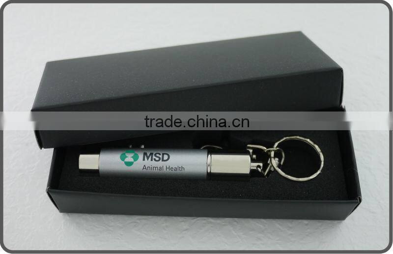 3 in 1 laser pointer pen keychain with red laser pointer