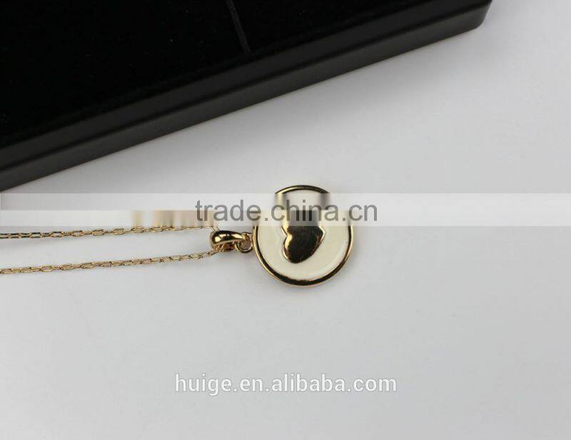 Fashion Jewellery Hot Sales Gold Plated Yiwu Brass Chain Pendant Necklace