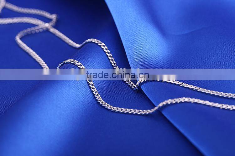 hot new products for 2015 latest design rhodium plated curb chain necklaces jewellery