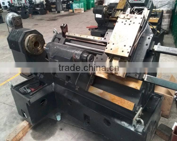 low cost cnc lathe machine CKX500L with 10'' hydraulic chuck servo spindle motor hydraulic tool turret