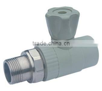 High pressure plastic ball valve