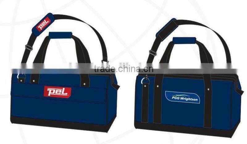 Reusable factory tool bag blue