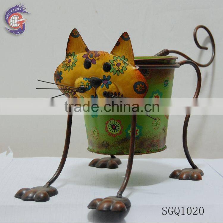 good quality artificial garden decorative tiger flower pot