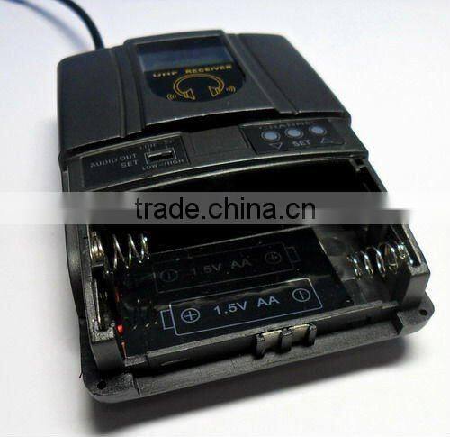OK-4D UHF/PLL Double Channels Wireless Microphone Made in China