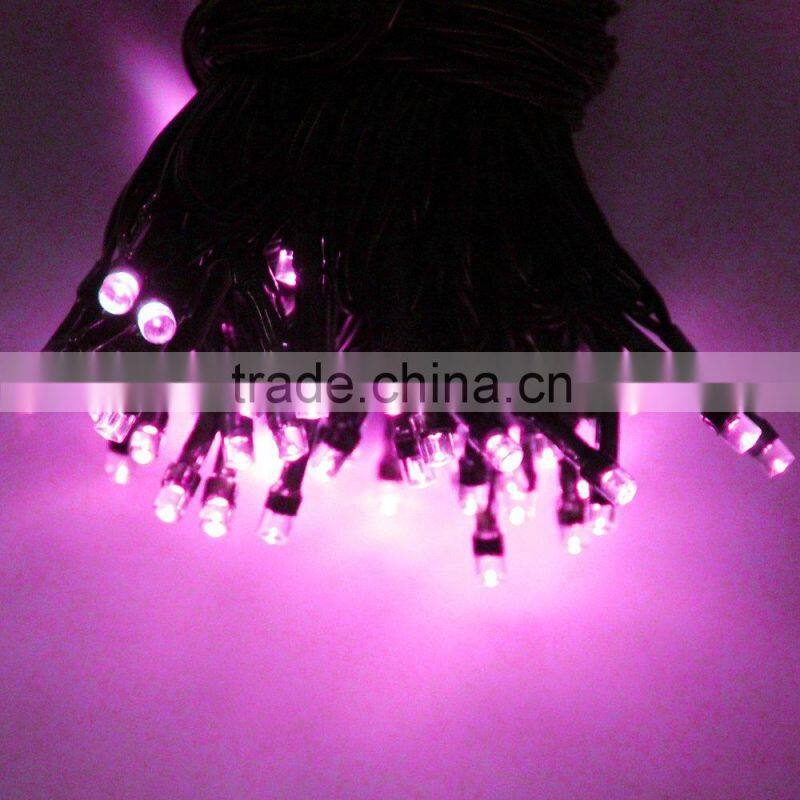 Best Selling 22m 200 LED Solar Christmas String Light for Outdoor, Gardens, Homes, Christmas Party Pink