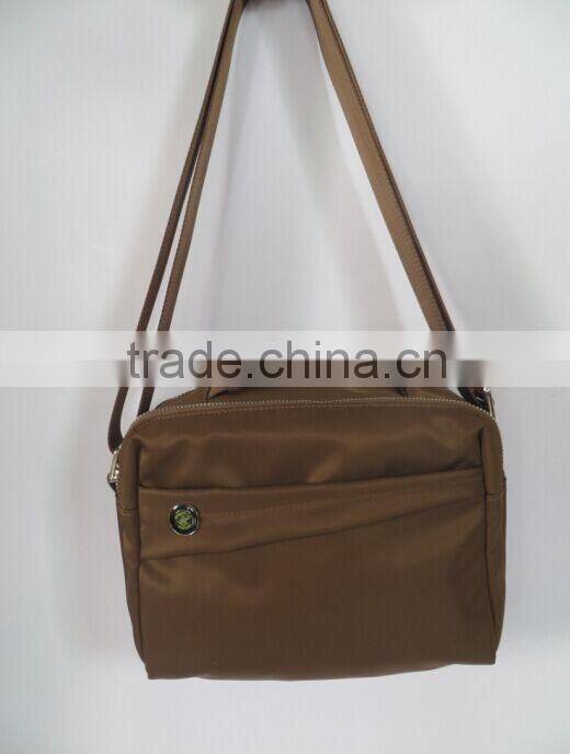 brown coffee small casual waterproof men daily shoulder bag handbag messenger bag
