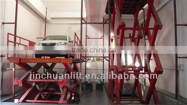 hydraulic car scissor lift parking