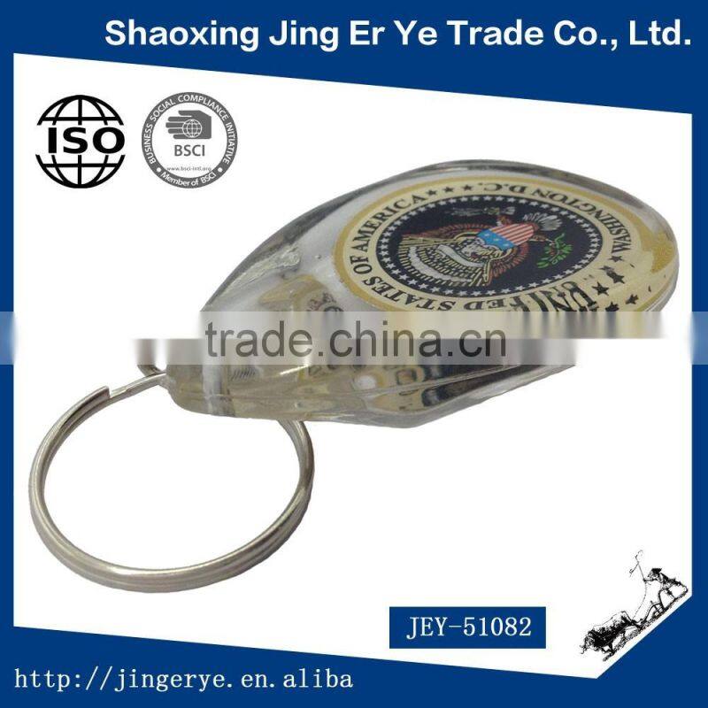 Eagle Water-drop shaped Acrylic Keychain