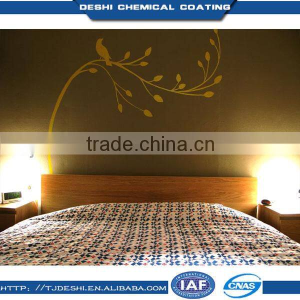 Waterproof interior exterior paint thick coating