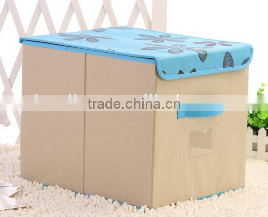 Spacious Canvas Collapsible Storage Box