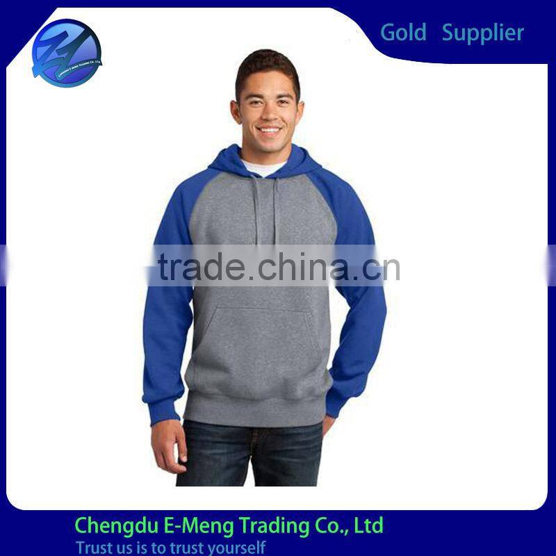 High Quality Cotton Fleece Zip Custom Hoodies Blank for Men