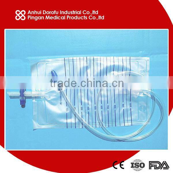 Disposable adult urine bag CE ISO FDA