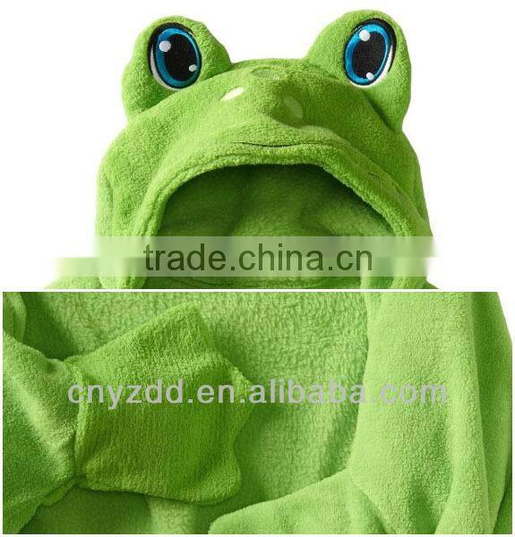 Hooded Animal Blanket for children/Animal Fleece Blanket with Hooded
