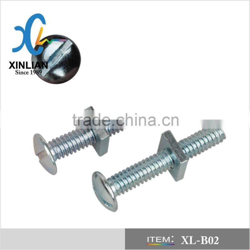 Galvanized roofing bolt with square nuts XL-B01