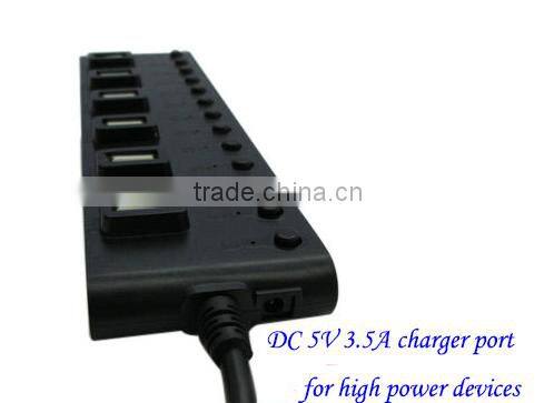 Amaxtek USB Hub/ 13 Port USB Man Hub Driver/ USB 2.0 Active Switch Hub