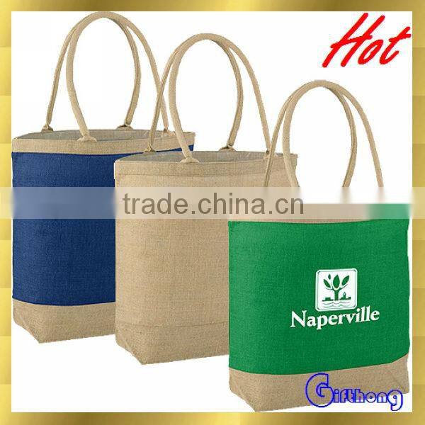 2014 Sales promotion item jute shopping bag